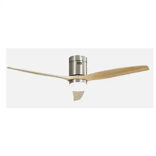 Fabrilamp 128291342 ventilador Haya, Níquel