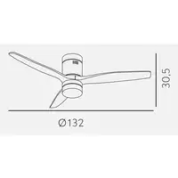 Ventiladores techo Haya FABRILAMP Ventiladores techo Haya FABRILAMP