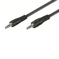 Ewent EC1608 cable de audio 5 m 3,5mm Negro