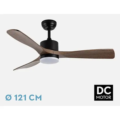 Ventiladores techo Negro FABRILAMP