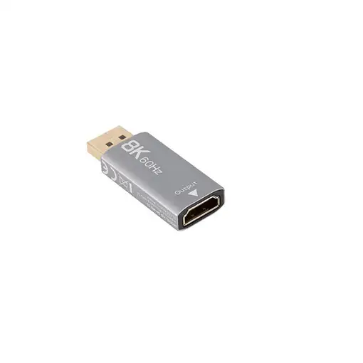 Lanberg AD-DP-HD-03 adaptador de cable de vídeo 0 m DisplayPort HDMI Plata