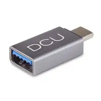 DCU Advance Tecnologic 30402030 cambiador de género para cable USB A USB C Gris