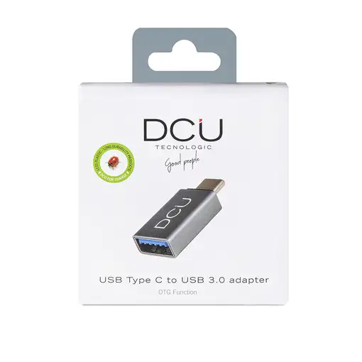 DCU Advance Tecnologic 30402030 cambiador de género para cable USB A USB C Gris
