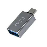 DCU Advance Tecnologic 30402030 cambiador de género para cable USB A USB C Gris