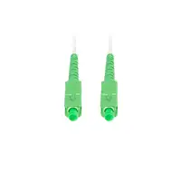 Lanberg FO-SASA-SS31-0100-WH Cable de fibra óptica e InfiniBand 10 m SC Blanco