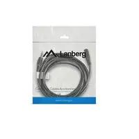 Lanberg CA-MJFJ-10CC-0030-BK cable de audio 3 m 3,5mm Negro