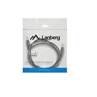 Lanberg CA-MJMJ-10CC-0012-BK cable de audio 1,2 m 3,5mm Negro