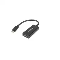 Lanberg AD-UC-DP-01 adaptador de cable de vídeo 0,15 m USB Tipo C DisplayPort Negr