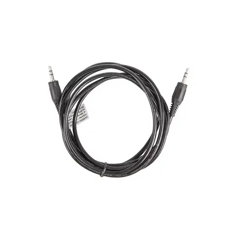 Lanberg CA-MJMJ-10CC-0020-BK cable de audio 2 m 3,5mm Negro