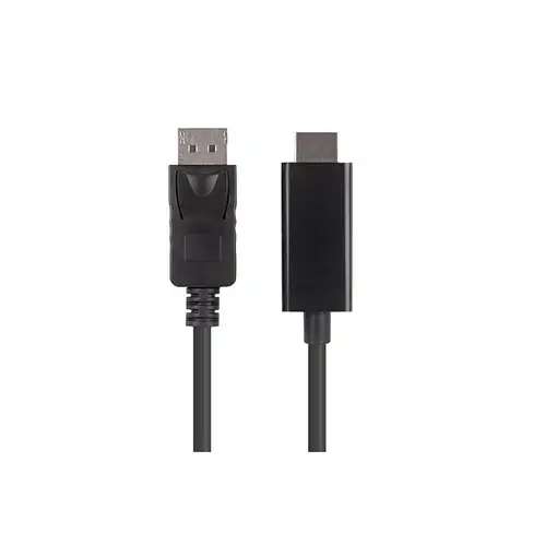 Lanberg CA-DPHD-11CC-0030-BK cambiador de género para cable DisplayPort HDMI Negro