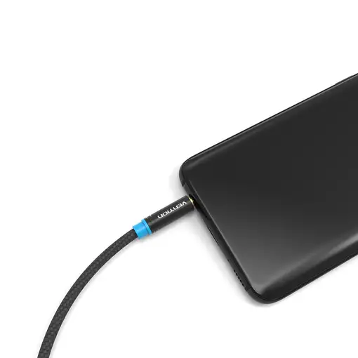 Vention Cable Estéreo VAB-B06-B050-M/ Jack 3.5 Macho - Jack 3.5 Hembra/ 50cm/ Negr