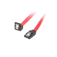 Lanberg CA-SASA-13CU-0050-R cable de SATA 0,5 m SATA 7-pin Rojo Lanberg CA-SASA-13CU-0050-R cable de SATA 0,5 m SATA 7-pin Rojo