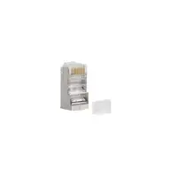 Lanberg PLS-6020 conector RJ-45 Acero inoxidable, Transparente