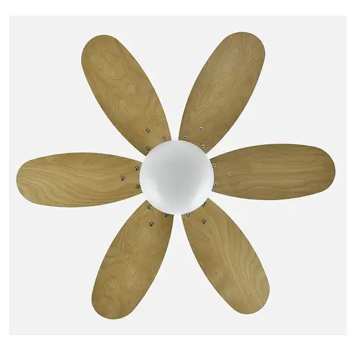 Fabrilamp 175791601 ventilador Haya, Blanco