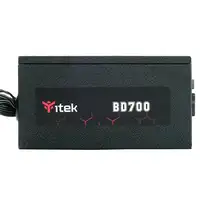 itek BD700 unidad de fuente de alimentación 700 W 24-pin ATX ATX Negro