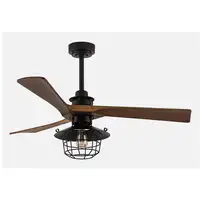 Fabrilamp 182391309 ventilador Negro, Roble