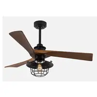 Fabrilamp 182391309 ventilador Negro, Roble