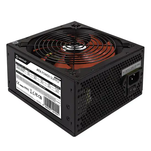 UNYKAch ATX 700W Gaming unidad de fuente de alimentación 20+4 pin ATX Negro, Rojo