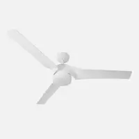 Ventilador DC Montijo blanco 132 cm, LED regulable, 3 aspas