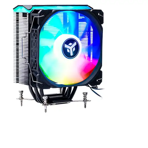 itek ICY-4HLA Procesador Enfriador 12 cm Negro, Blanco