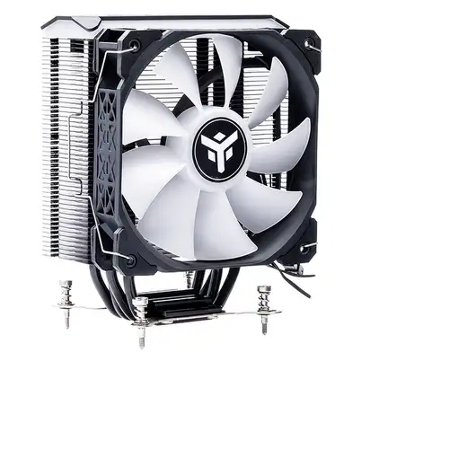 itek ICY-4HLA Procesador Enfriador 12 cm Negro, Blanco