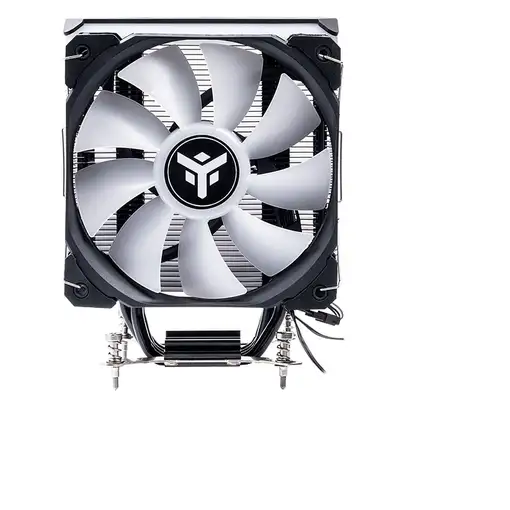 itek ICY-4HLA Procesador Enfriador 12 cm Negro, Blanco