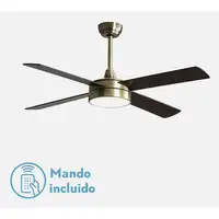 Fabrilamp 128791436 ventilador Oro, Roble, Nuez