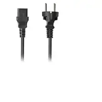 Lanberg CA-C13C-15CC-0018-BK cable de transmisión Negro 1,8 m C13 acoplador CEE7/7