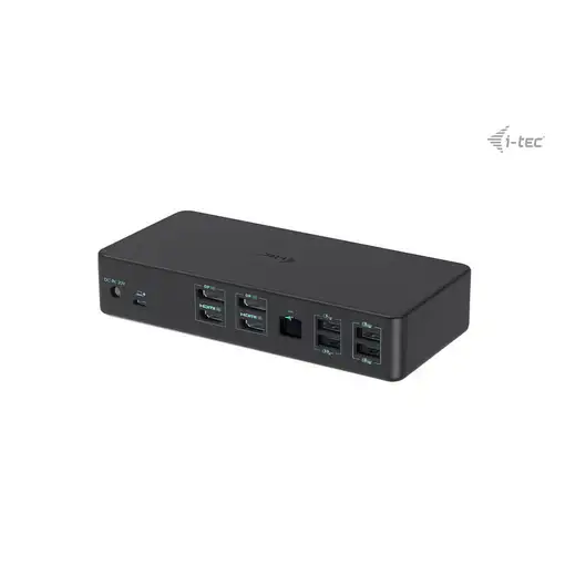 i-tec CADUAL4KDOCKPD2IT base para portátil y replicador de puertos Alámbrico USB 3