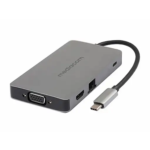 Mediacom MD-C318 base para portátil y replicador de puertos Alámbrico USB 3.2 Gen