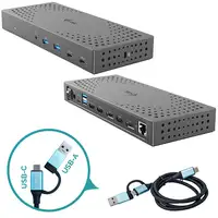 i-tec CATRIPLE4KDOCKPD2IT base para portátil y replicador de puertos Alámbrico USB