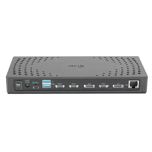 i-tec CATRIPLE4KDOCKPD2IT base para portátil y replicador de puertos Alámbrico USB