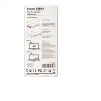SilverHT Adaptador Type-C Logan HUB 13 en 1