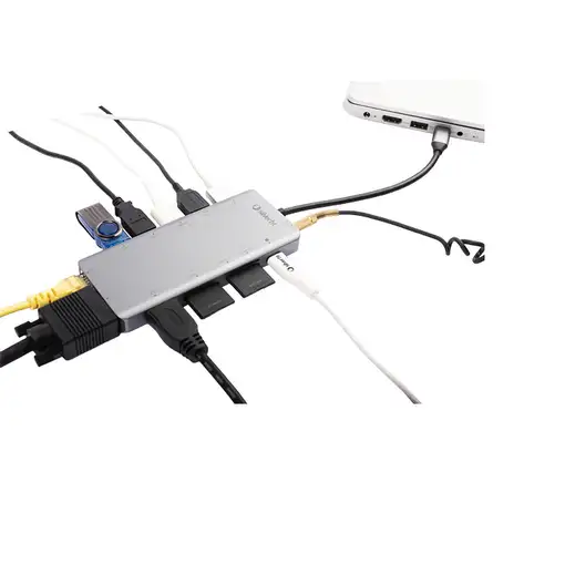 SilverHT Adaptador Type-C Logan HUB 13 en 1