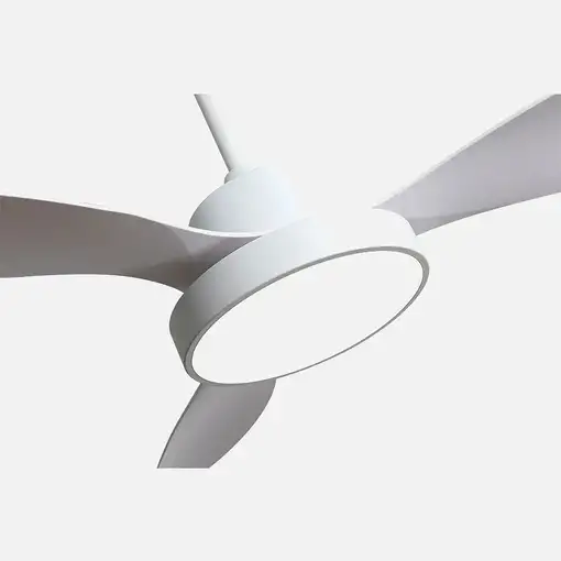 Fabrilamp Hayate blanco, 3 aspas, led y temporizador