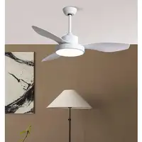 Fabrilamp Hayate blanco, 3 aspas, led y temporizador Fabrilamp Hayate blanco, 3 aspas, led y temporizador