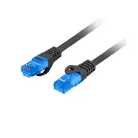 Lanberg PCF6A-10CC-0150-BK cable de red Negro 1,5 m Cat6a S/FTP (S-STP)