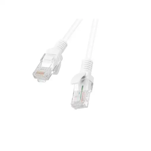 Lanberg PCU5-10CC-0050-W cable de red Blanco 0,5 m Cat5e U/UTP (UTP)