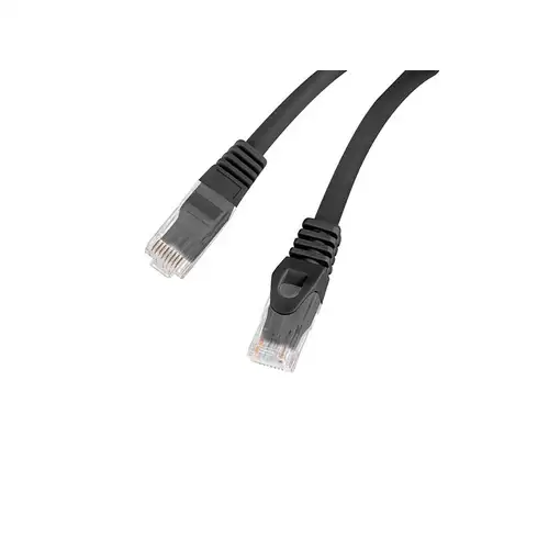 Lanberg PCU6-10CU-0300-BK cable de red Negro 3 m Cat6 U/UTP (UTP)
