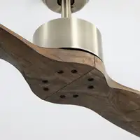 Ventilador DC Leste cuero 2 aspas sin luz
