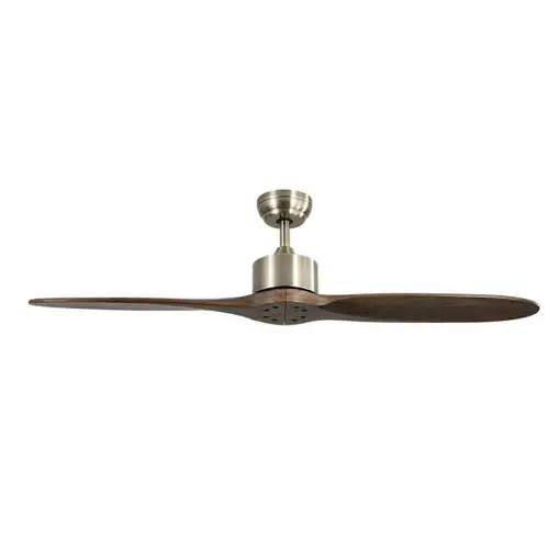 Ventilador DC Leste cuero 2 aspas sin luz