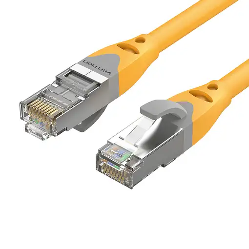Vention Cable de Red RJ45 SFTP IBHYH Cat.6a/ 2m/ Naranja