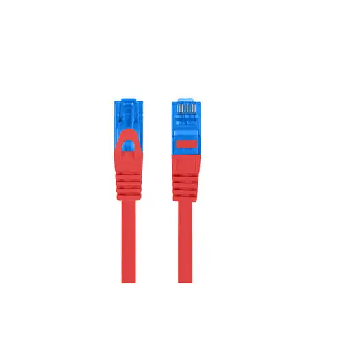 Lanberg PCF6A-10CC-0100-R cable de red Rojo 1 m Cat6a S/FTP (S-STP)