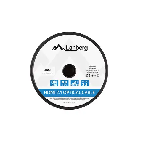 Lanberg CA-HDMI-30FB-0400-BK cable HDMI 40 m HDMI tipo A (Estándar) Negro