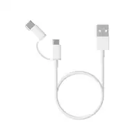 Xiaomi Mi 2-in-1 USB Cable (Micro USB to Type C) 100cm cable USB USB 2.0 1 m USB A