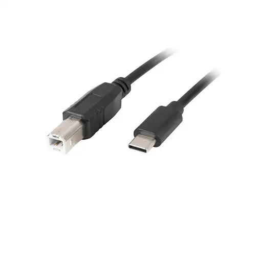 Lanberg CA-USBA-13CC-0030-BK cable USB USB 2.0 3 m USB B USB C Negro