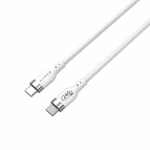 HYPER HJ4001WHGL cable USB USB 2.0 1 m USB C Blanco