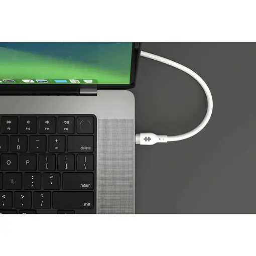 HYPER HJ4001WHGL cable USB USB 2.0 1 m USB C Blanco