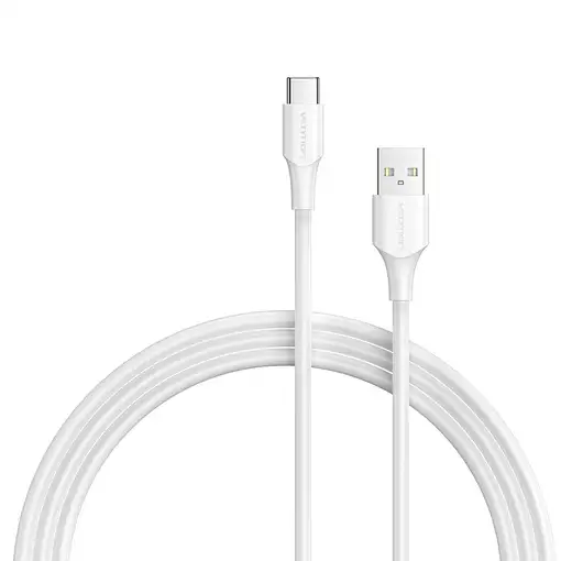 Vention Cable USB 2.0 3A CTHWI/ USB Tipo-C Macho - USB Macho/ 3m/ Blanco
