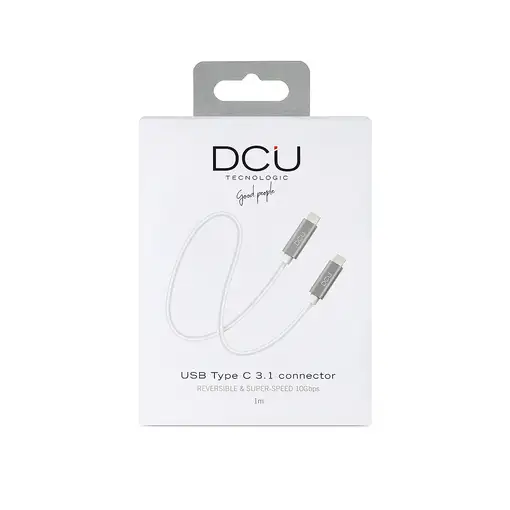 DCU Advance Tecnologic 30402010 cable USB USB 3.2 Gen 2 (3.1 Gen 2) 1 m USB C Gris